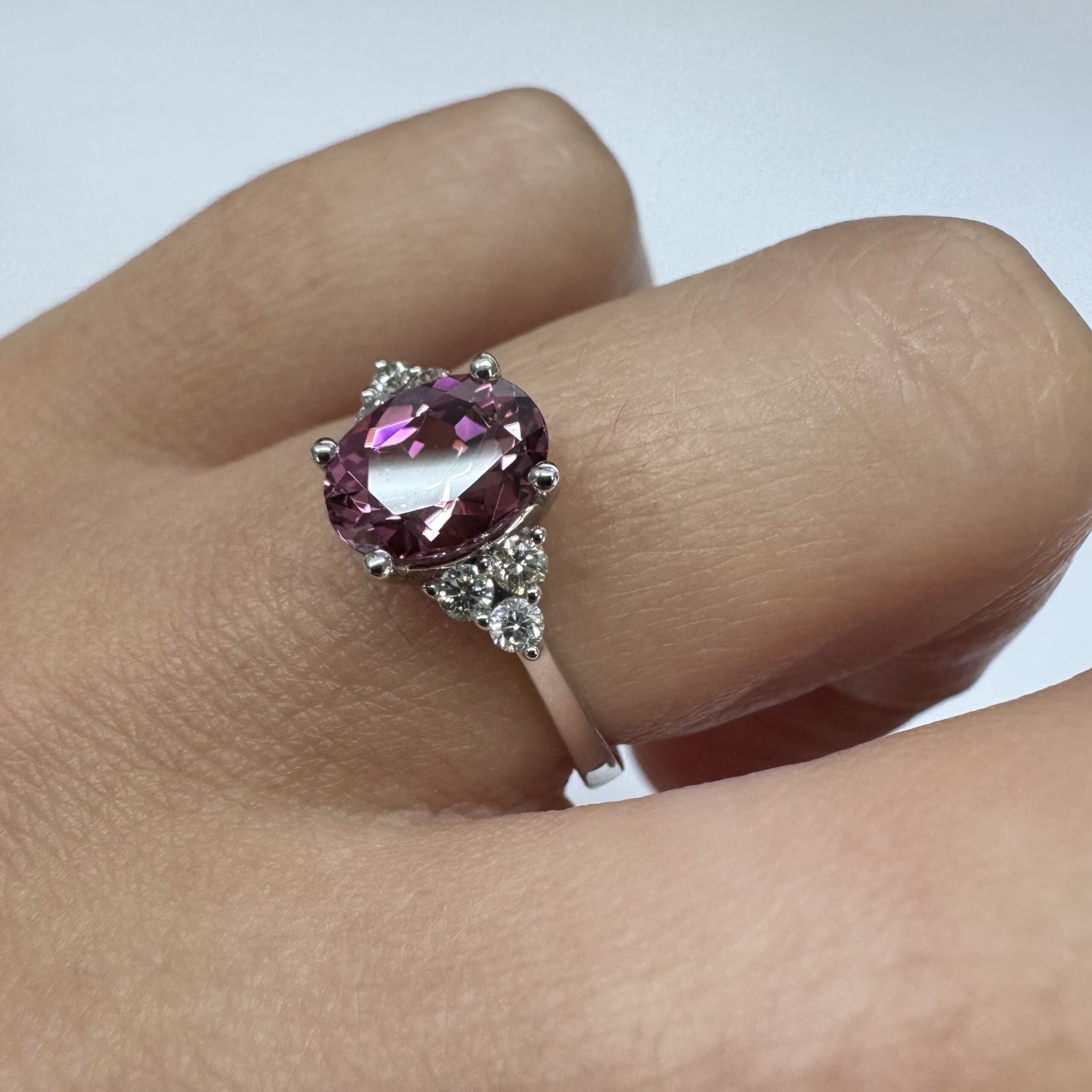 14k Yellow Gold Genuine 1.40 Cttw Pink Tourmaline & Diamond Ring - Image 13