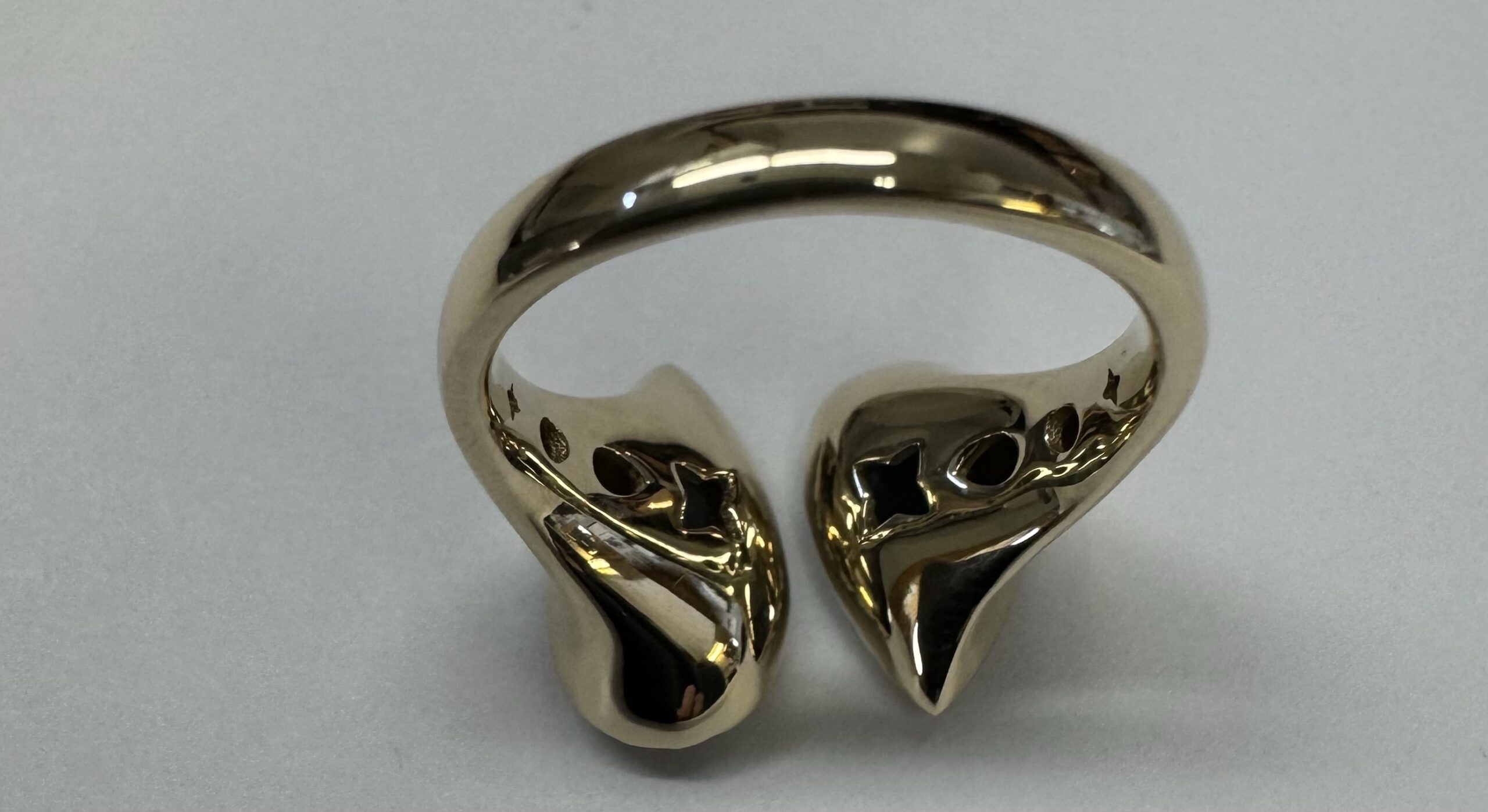 14k Yellow Gold Genuine Aquamarine & Indicalite Halo Bypass Style Ring - Image 31