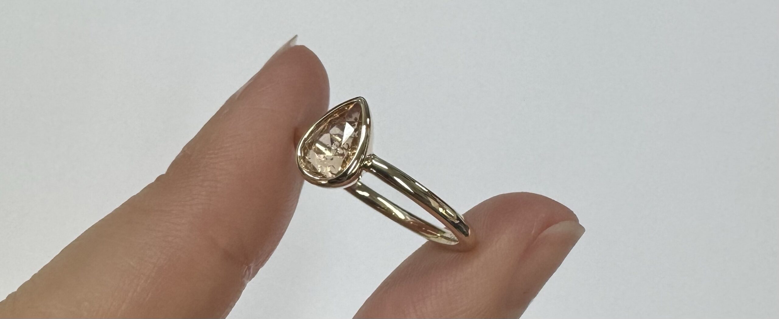 14k Yellow Gold Genuine .90 Cttw Topaz Bezel Ring - Image 11