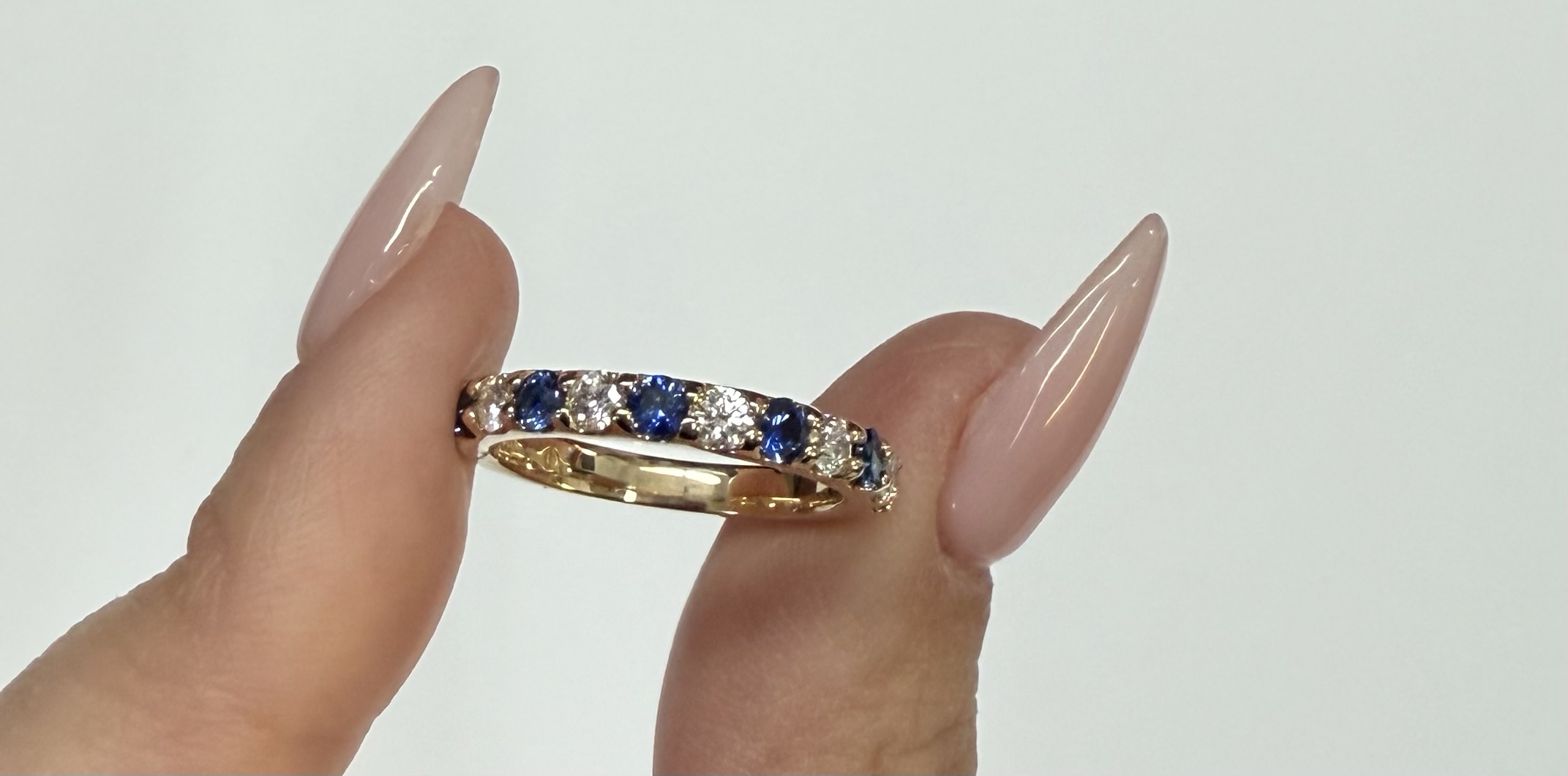 14k Yellow Gold Genuine .57 Cttw Sapphire & .38 Cttw Ring - Image 19