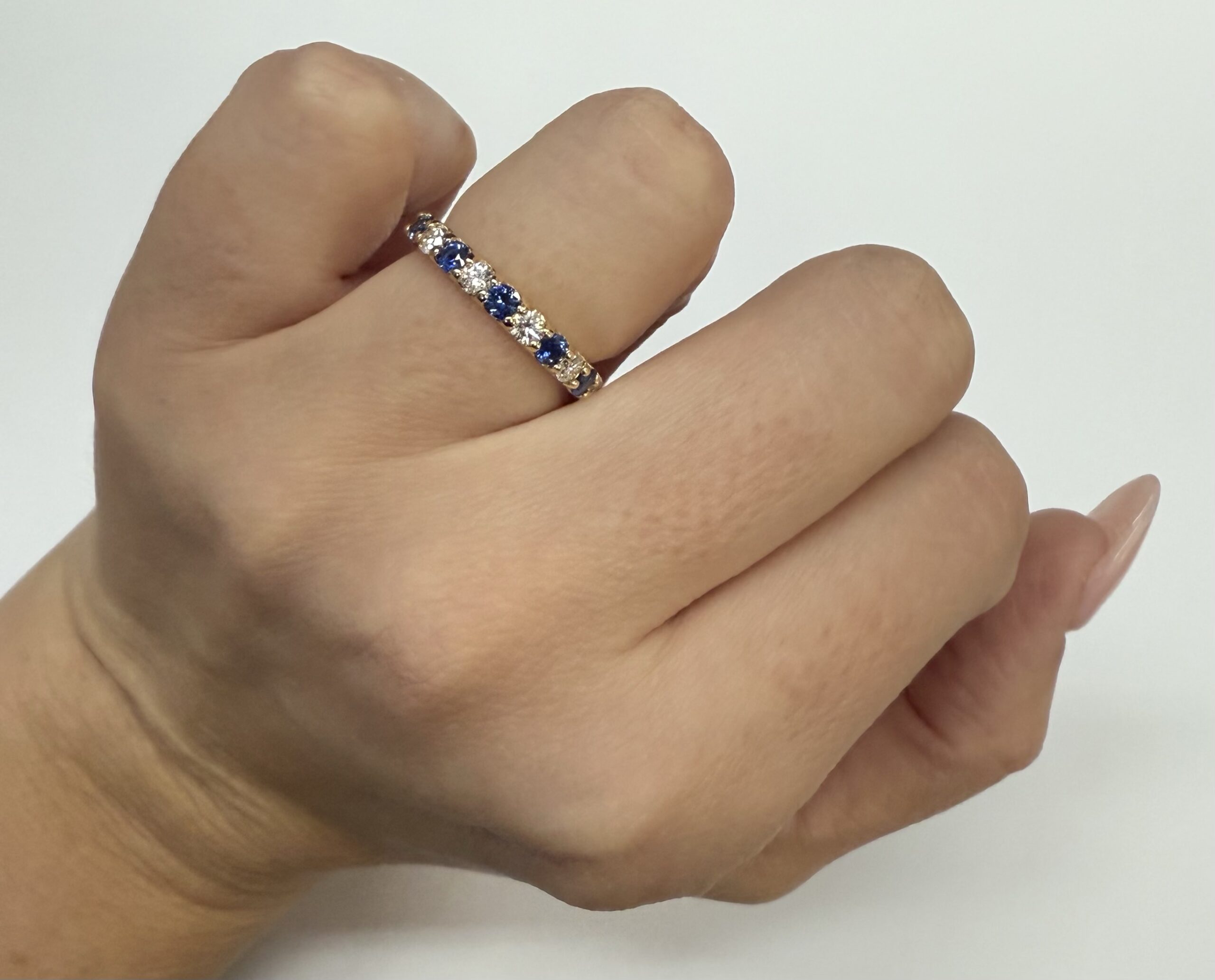 14k Yellow Gold Genuine .57 Cttw Sapphire & .38 Cttw Ring - Image 36