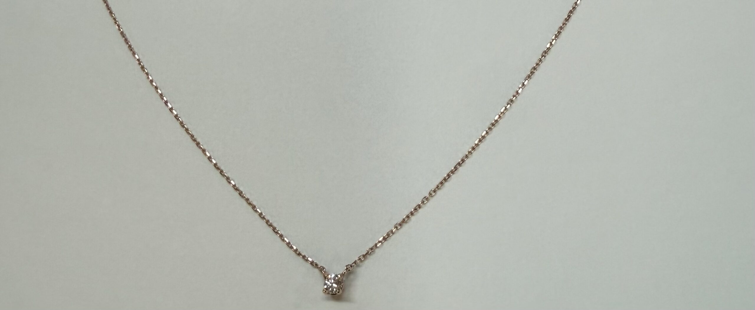 14k Rose Gold Genuine .10 Cttw Round Brilliant Cut Diamond Fixed Basket Set Pendant - Image 12