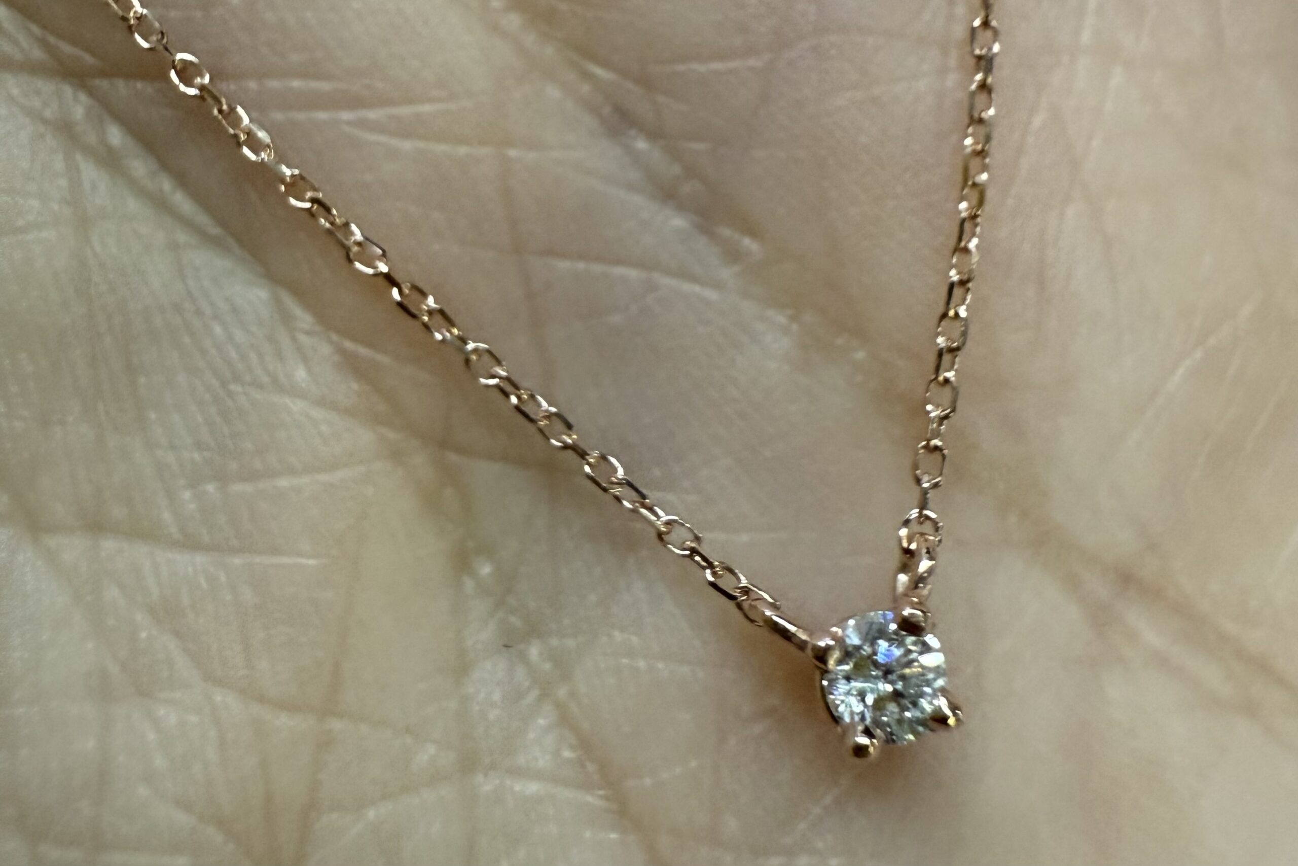 14k Rose Gold Genuine .10 Cttw Round Brilliant Cut Diamond Fixed Basket Set Pendant - Image 4