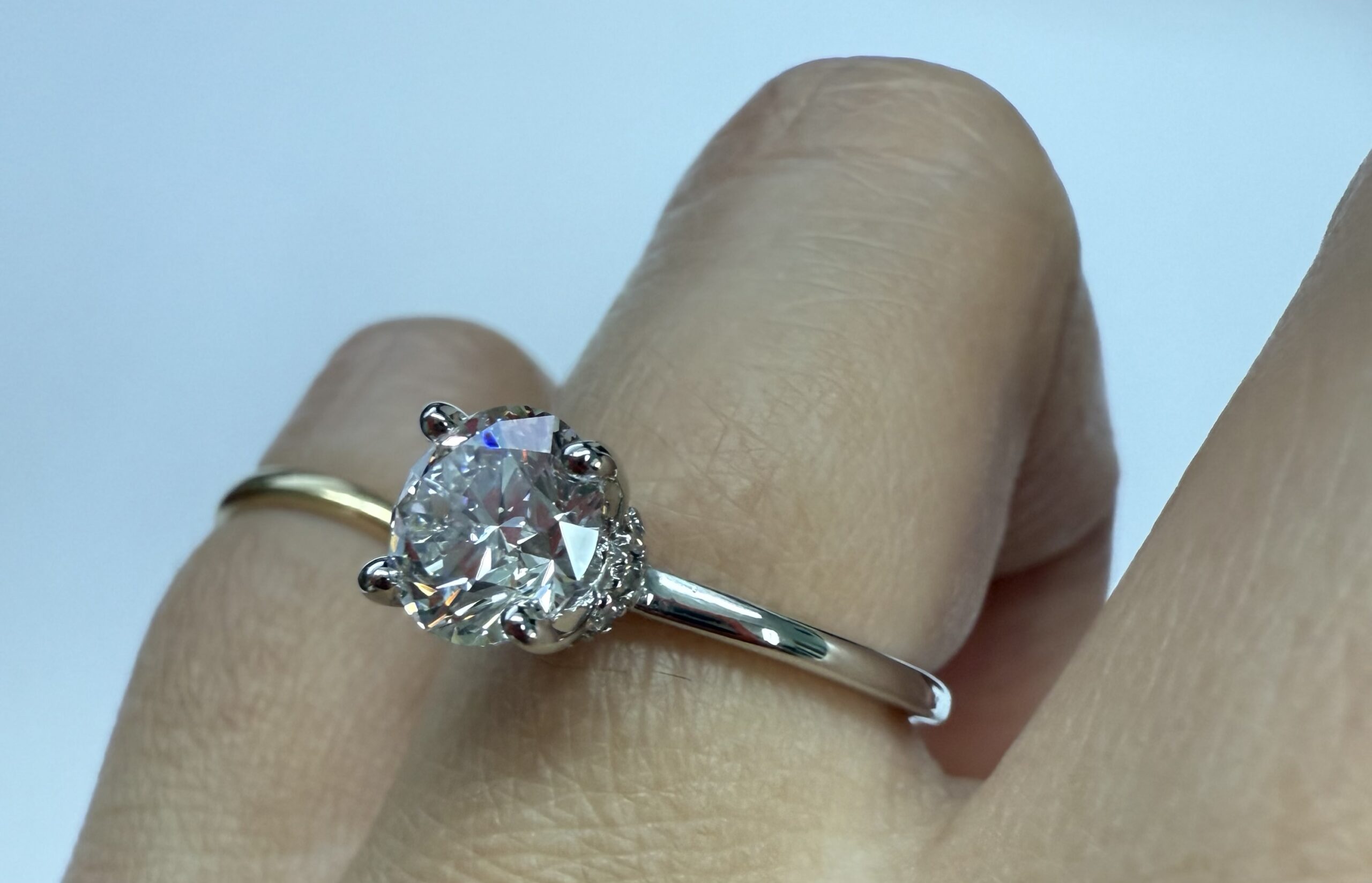 14k White Gold 1.50 Cttw Genuine Laboratory Grown Round Brilliant Cut Diamond Solitaire With Hidden Halo - Image 36