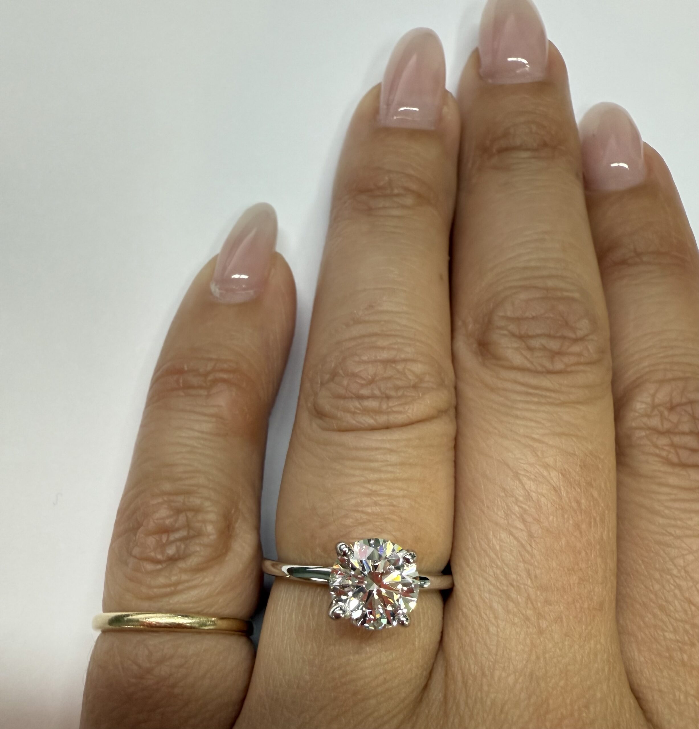 14k White Gold 1.50 Cttw Genuine Laboratory Grown Round Brilliant Cut Diamond Solitaire With Hidden Halo - Image 39