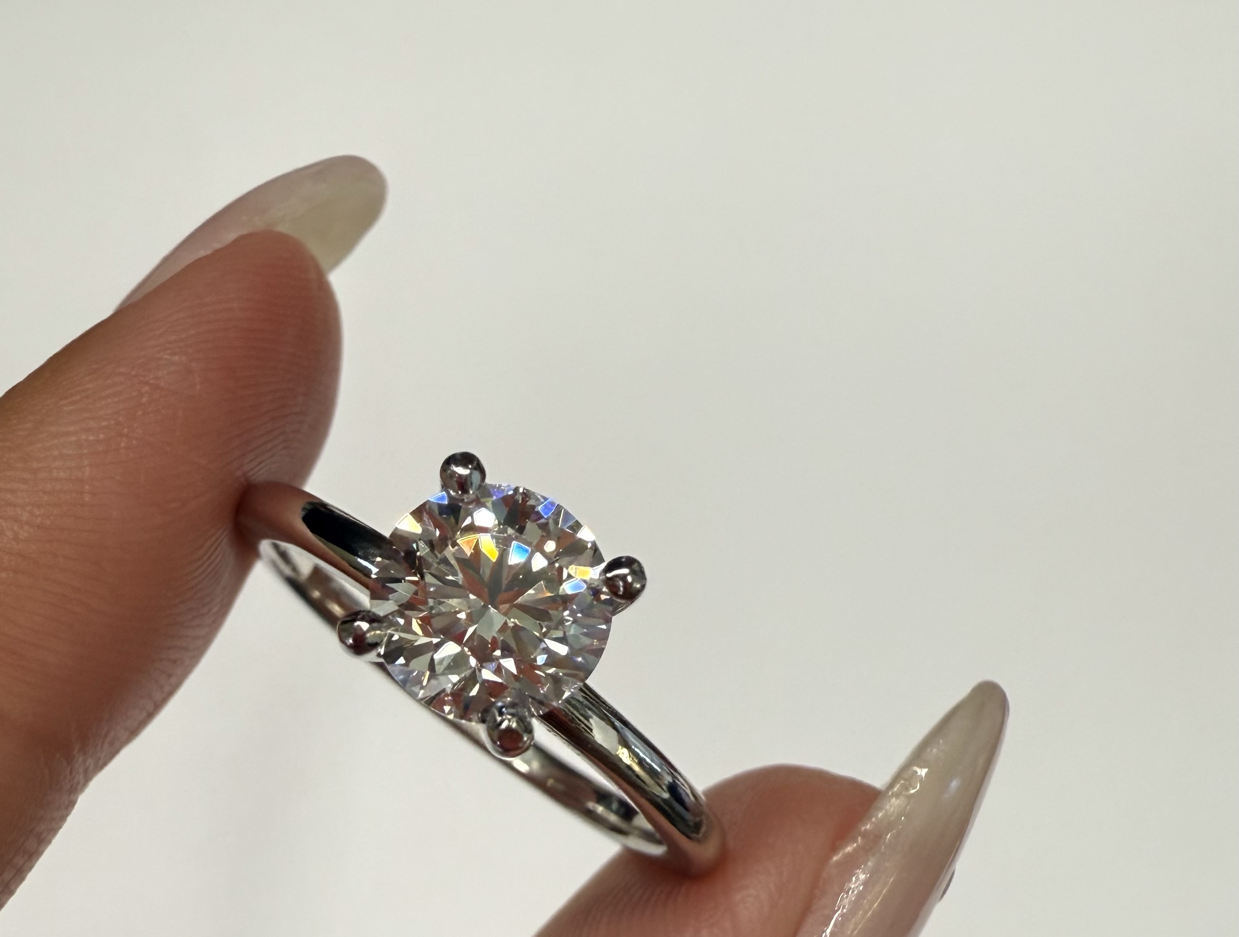 Platinum Genuine Laboratory Grown 1.48 Carat Round Brilliant Cut Diamond Solitaire - Image 23