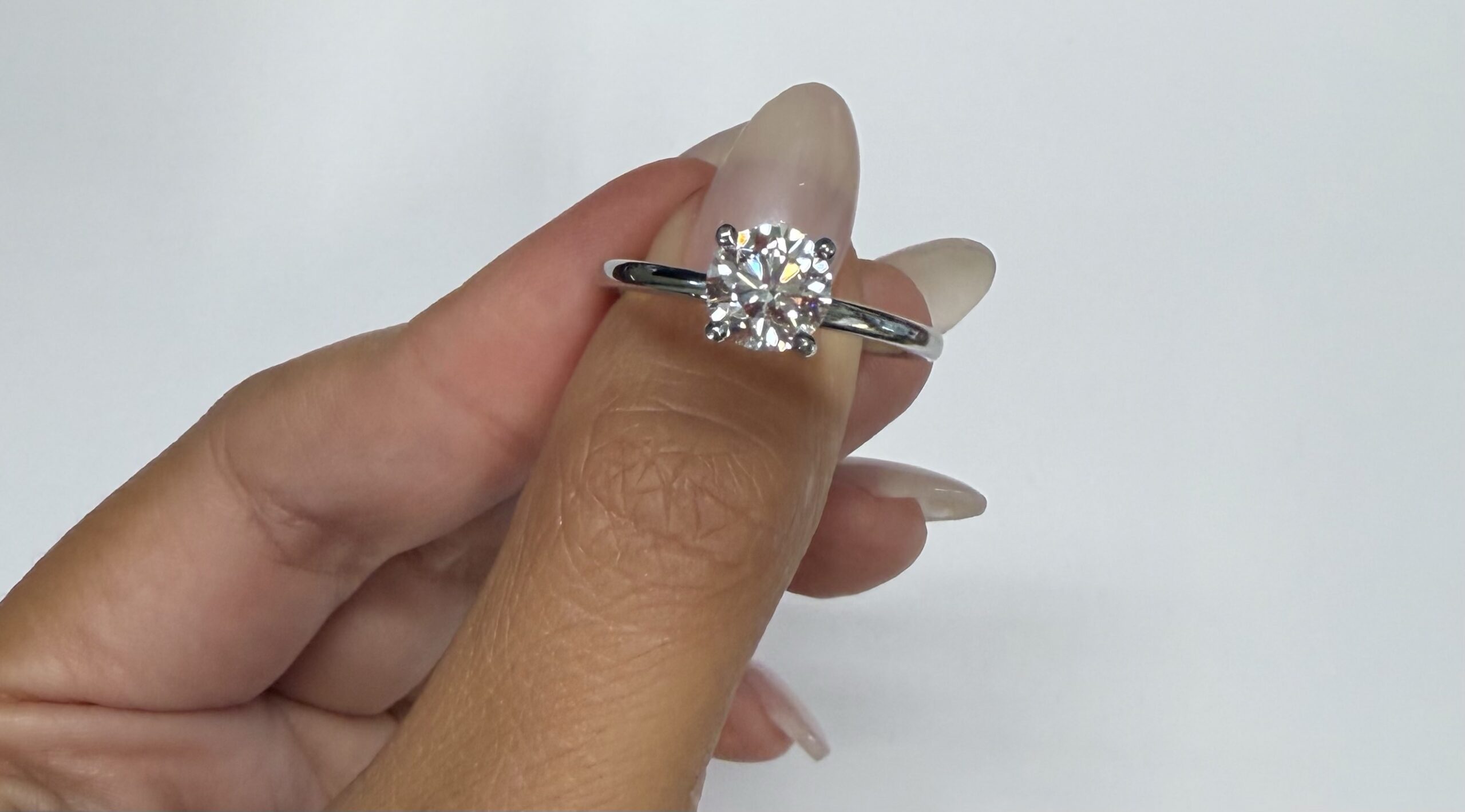 Platinum Genuine Laboratory Grown 1.48 Carat Round Brilliant Cut Diamond Solitaire - Image 24