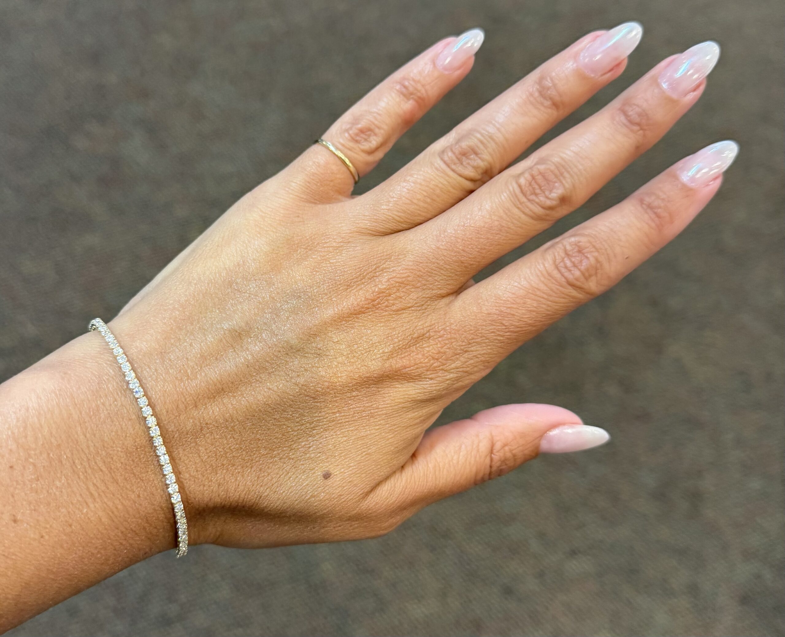 14k Yellow Gold Genuine 2.50 Cttw Round Brilliant Cut Diamond Tennis Bracelet - Image 29