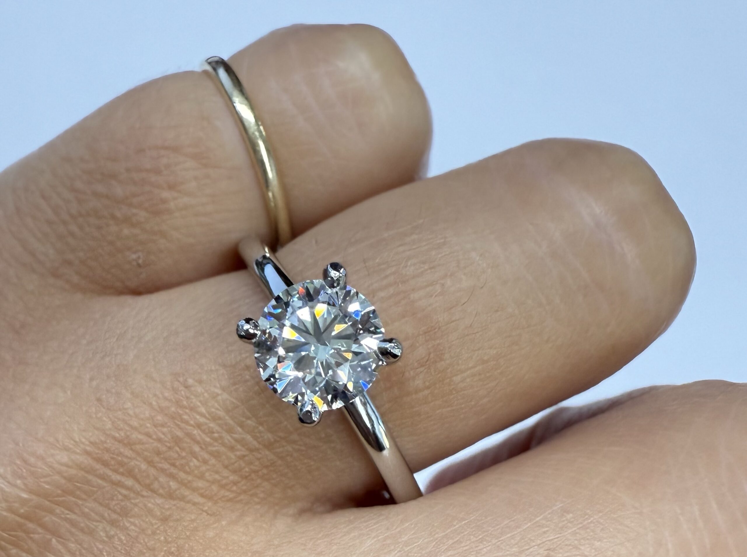 Platinum Genuine Laboratory Grown 1.48 Carat Round Brilliant Cut Diamond Solitaire - Image 21