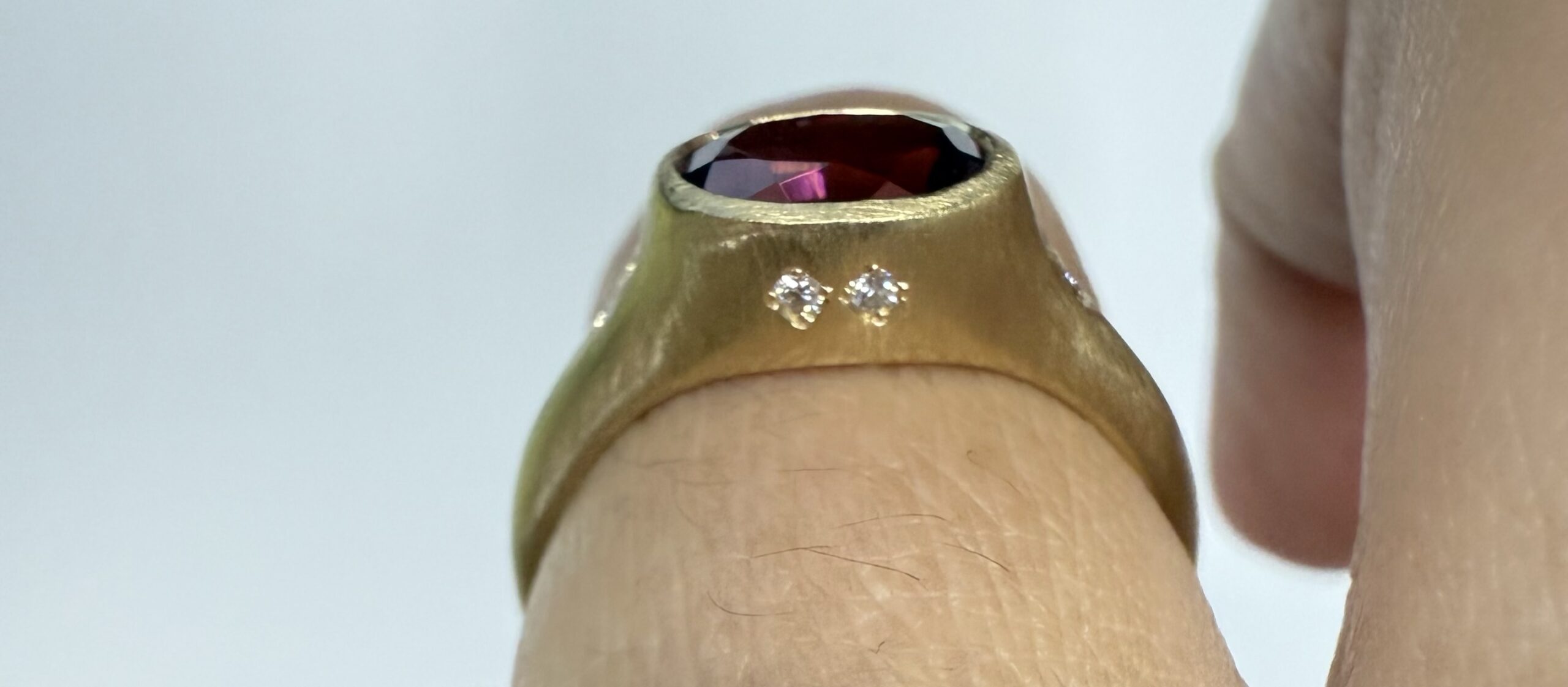 14k Yellow Gold Genuine 1.57 Cttw Pink Tourmaline & Diamond Bezel Ring - Image 29
