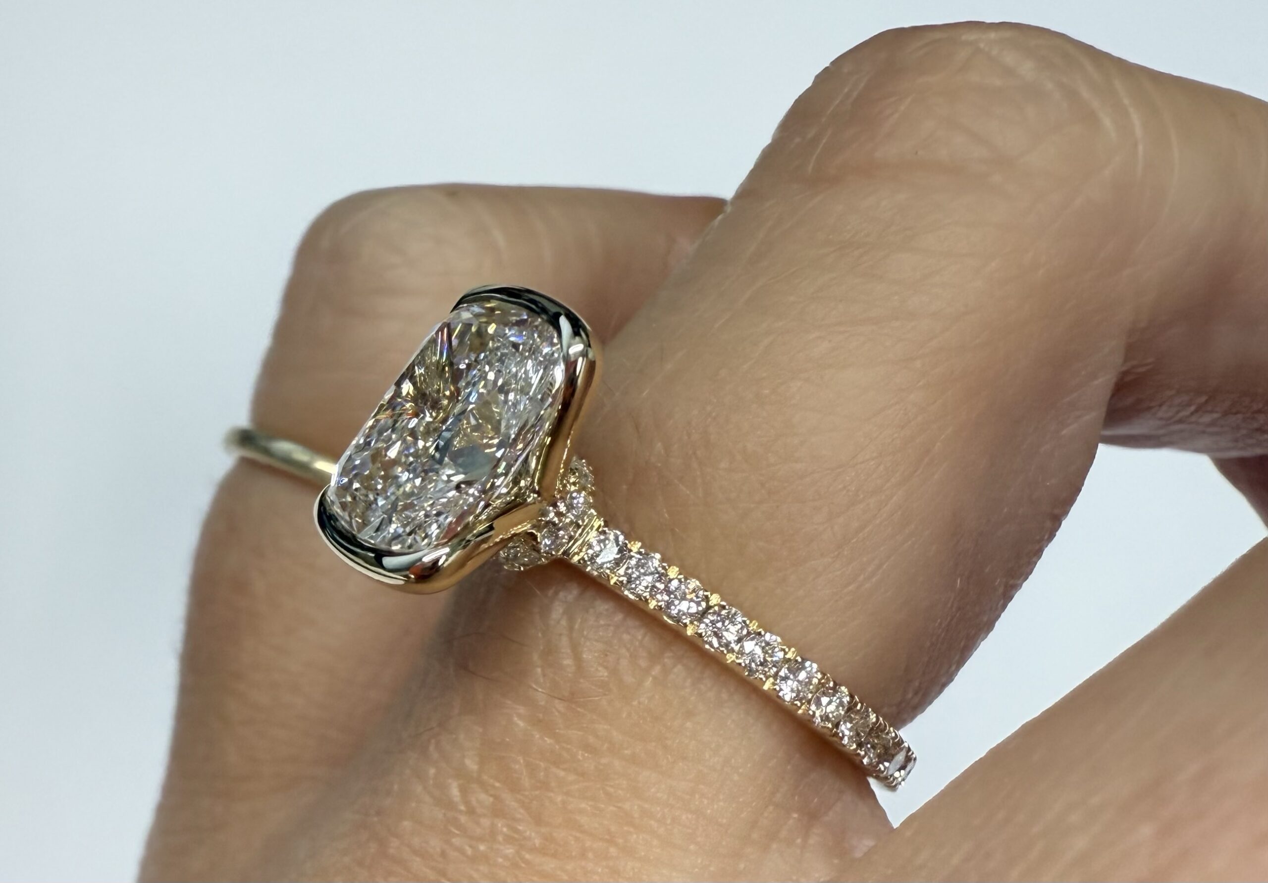 14k Yellow Gold Genuine IGI Certified 2.09 Carat Laboratory Grown Cushion Brilliant Cut Diamond - Image 27