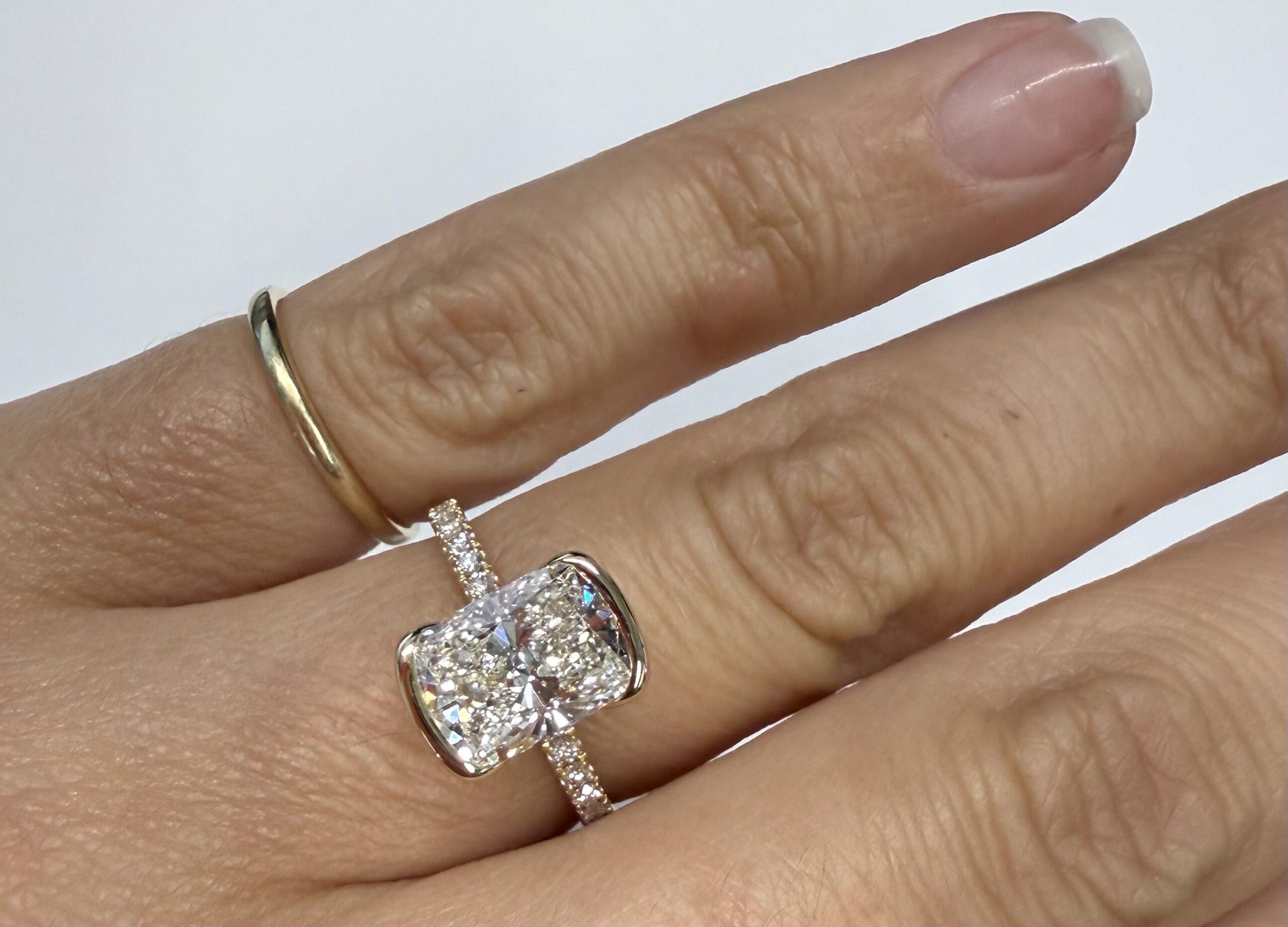 14k Yellow Gold Genuine IGI Certified 2.09 Carat Laboratory Grown Cushion Brilliant Cut Diamond - Image 32